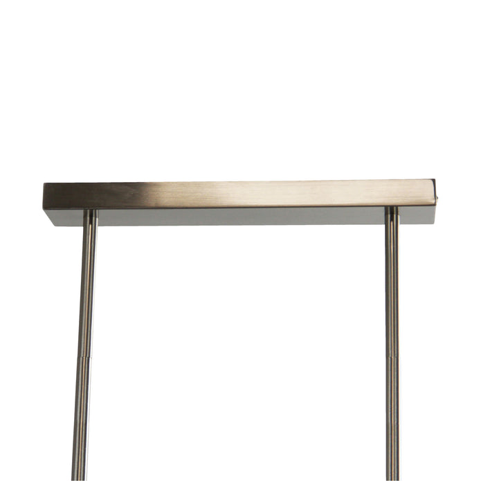 Southport 100 Brushed Chrome 6 Light E27 Urban Retro Pendant