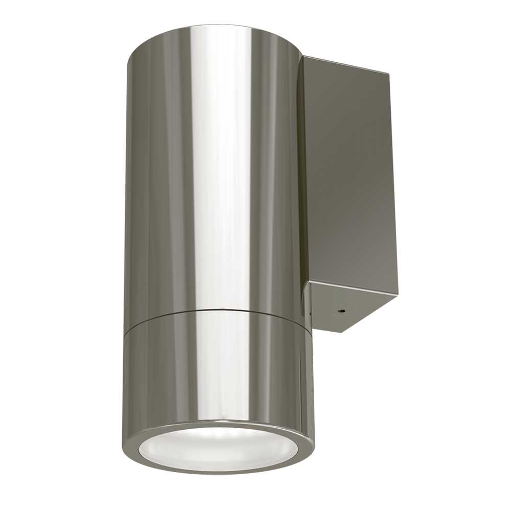 New Bondi Aluminium Stainless 4W GU10 3CCT IP65 Fixed Down Wall Light