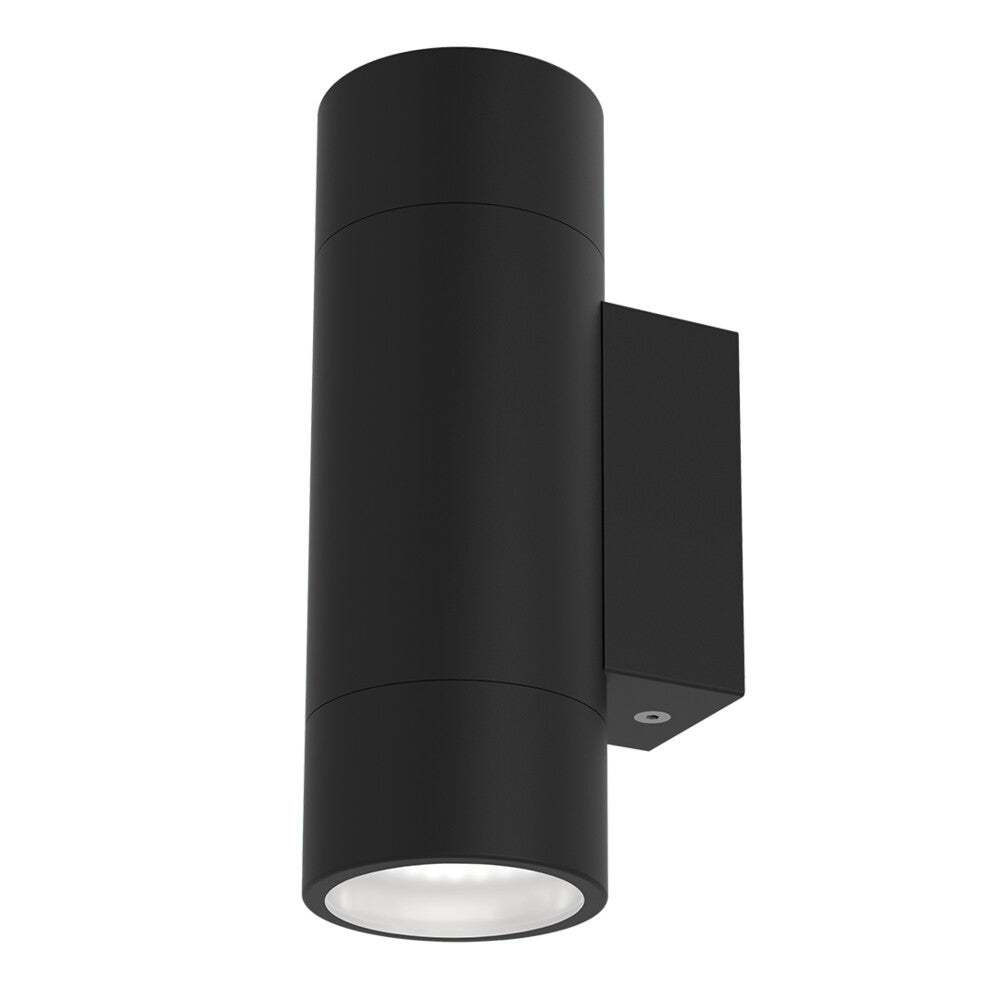 New Bondi LED Up Down Wall Light IP65 Black 2X4W 3/4/6K GU10 Lamp