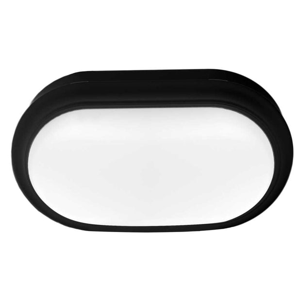 Bunker Black 15W 3CCT IP54 Oval