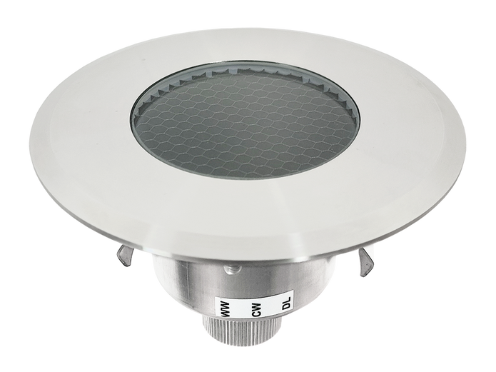 LED Inground Light 4W 12/24V 102mm/D 3/4/5.7K Non-Dimmable 316 Stainless Front & Back IK08