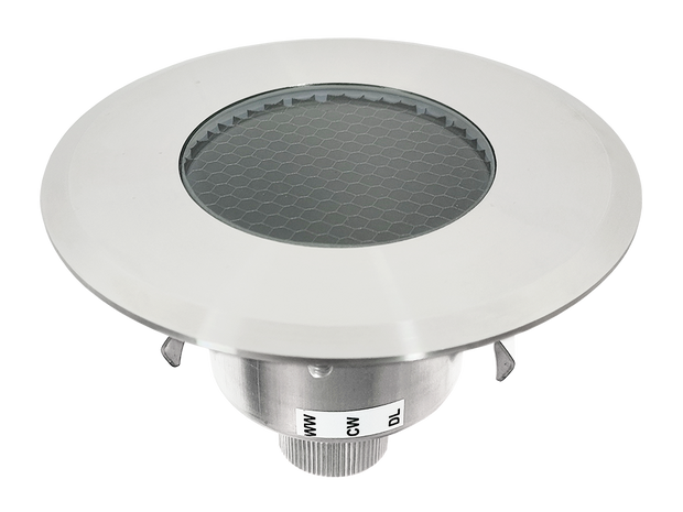 LED Inground Light 4W 12/24V 102mm/D 3/4/5.7K Non-Dimmable 316 Stainless Front & Back IK08