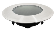 LED Inground Light 8W 12/24VDC 150mm/D 3/4/5.7K Non-Dimmable Stainless Face IK08