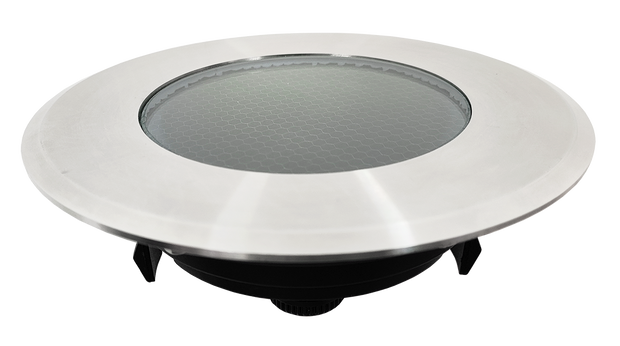 LED Inground Light 8W 12/24VDC 150mm/D 3/4/5.7K Non-Dimmable Stainless Face IK08