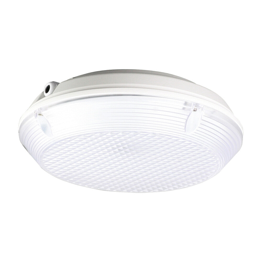 Memphis Round LED Oyster 316mm IP65 4K White