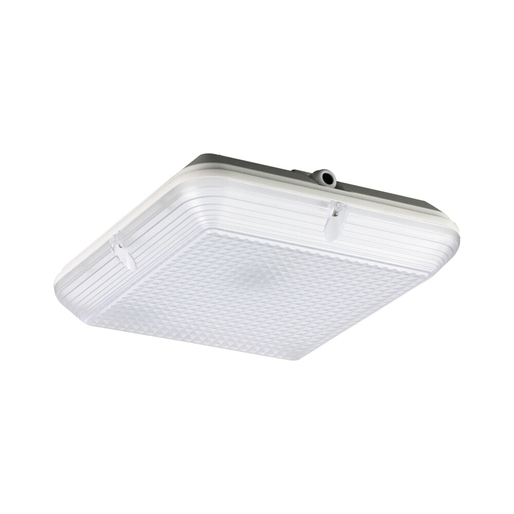 Memphis Square LED Oyster 316mm IP65 4K White