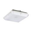 Memphis Square Emergency LED Oyster 316mm IP65 4K White