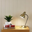Trax Antique Brass E27 Classic Gooseneck Task Lamp