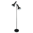 Vespa Mid-Century Twin Floor Lamp Black