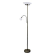 Siena Mother And Child LED Floor Lamp Antique Brass