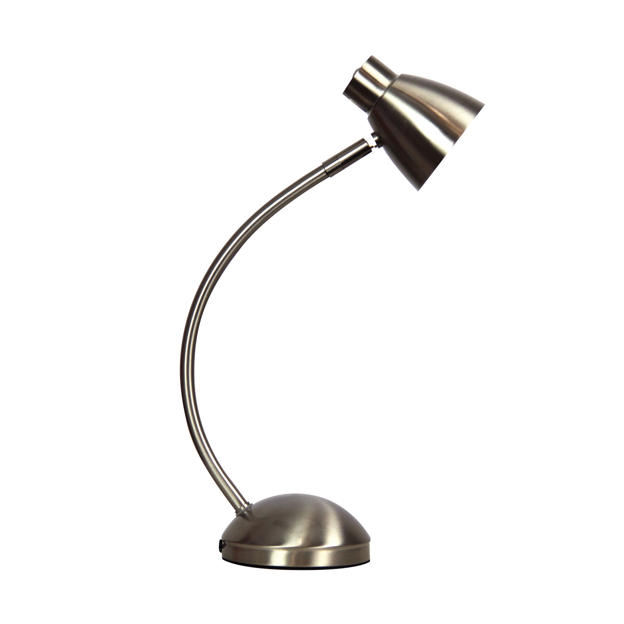 Nex On-Off Brushed Chrome Touch Lamp