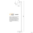Ari Black & Brushed Copper Mid-Century Floor Lamp