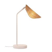 Thumbnail for Malta White and Rattan Table Lamp