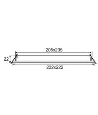 Thumbnail for SLICKTRI: LED Dimmable Ultra Slim Tri-CCT Recessed Downlights (Square)