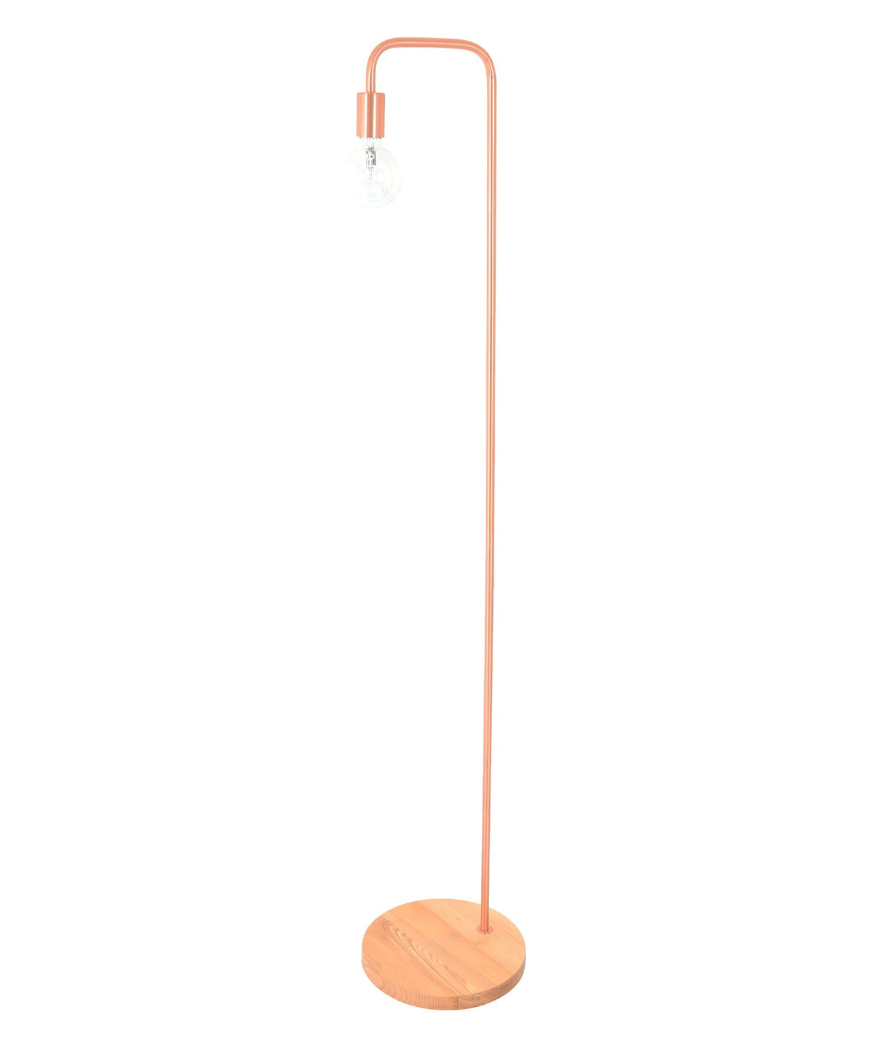 SLIM: Minimalist Wood Base Slim Floor Lamps