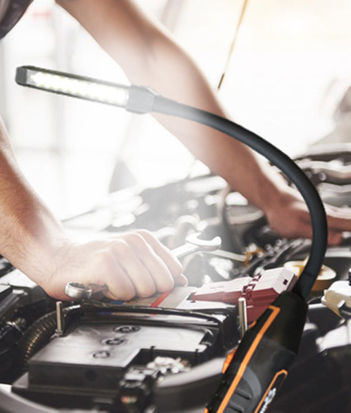 SLIM BENDY: Rotational Worklight & Torch