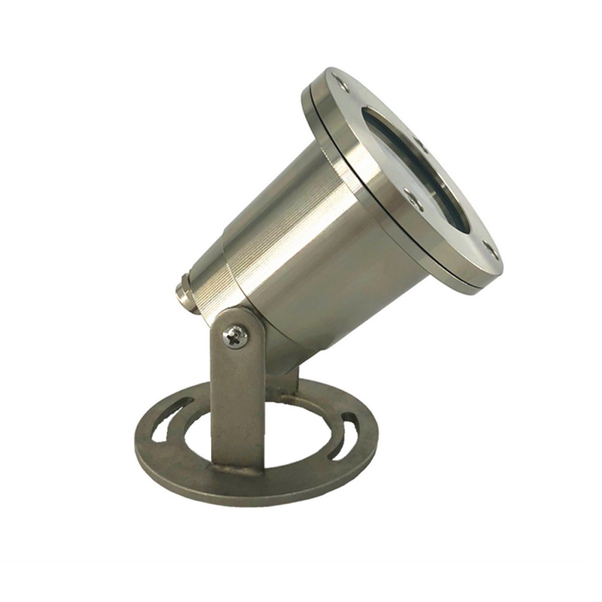 Exterior 12v MR16 Surface Mount Adjustable Pond / Spot in 316 Stainless Steel