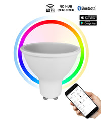 Thumbnail for SMTGU10 LED Smart Dimmable RGB+Tri-CCT GU10 Globe (5W)