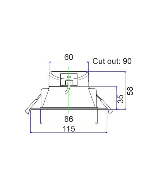SMTNOVA: LED Smart White Round Dimmable Tri-CCT+RGB Downlight