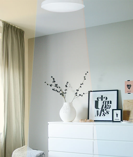 SMTOYS LED Smart White Round Dimmable Tri-CCT Oyster Light