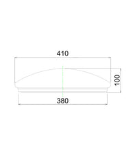 Thumbnail for SMTOYS LED Smart White Round Dimmable Tri-CCT Oyster Light
