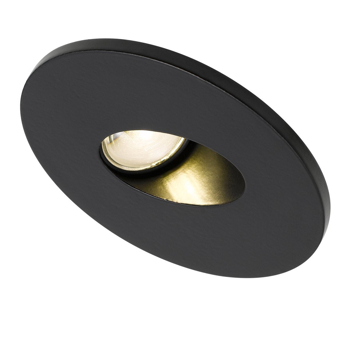 Snap 3 watt Cool White LED Round Stair Light in Black