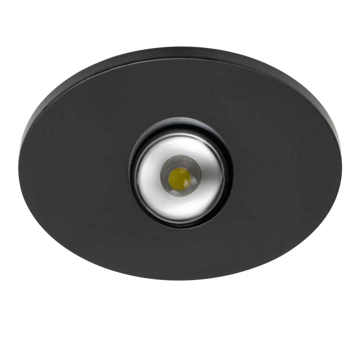 Snap 3 watt Cool White LED Round Stair Light in Black