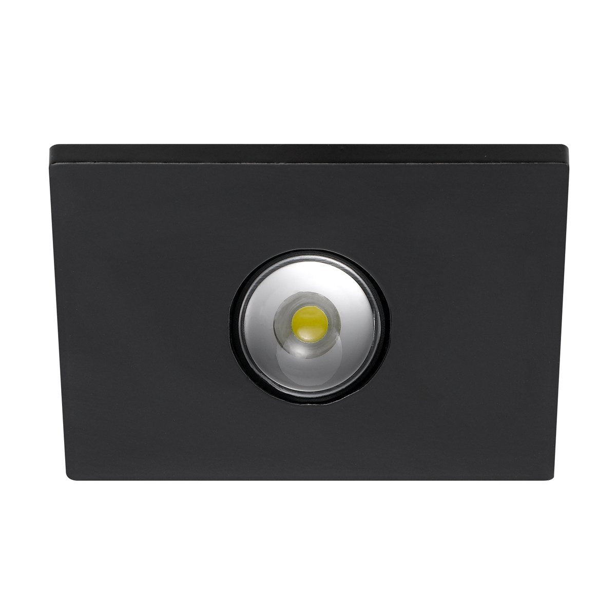 Snap 3 watt Cool White LED Square Stair Light in Black