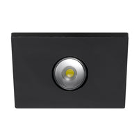 Thumbnail for Snap 3 watt Cool White LED Square Stair Light in Black