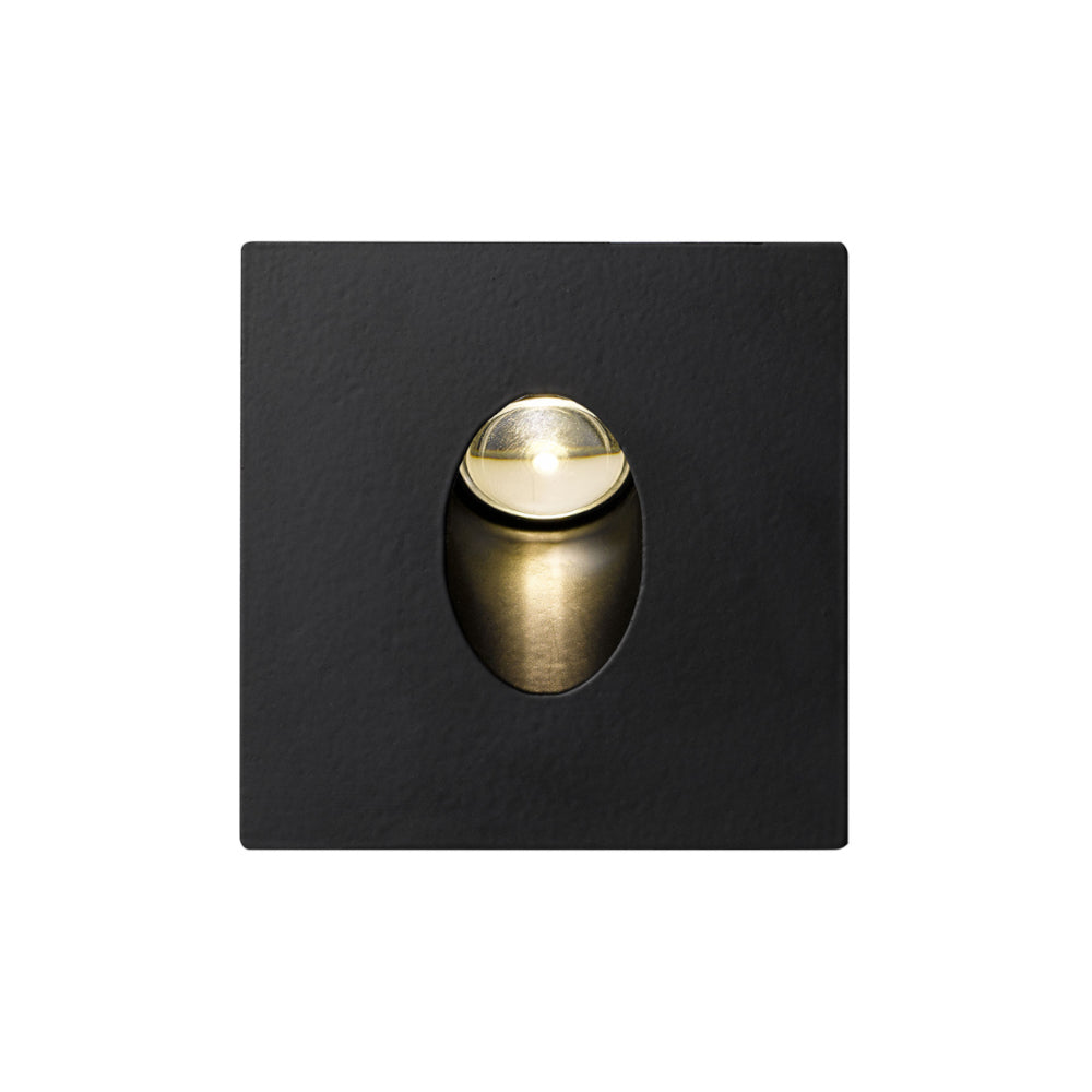 Snap White or Black 3W 4000K Square Stair Light