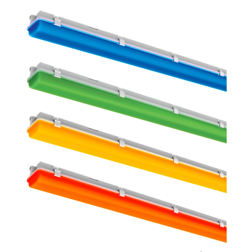 Sol LED Weather Proof Batten 2Ft 20W IP65 Blue Green