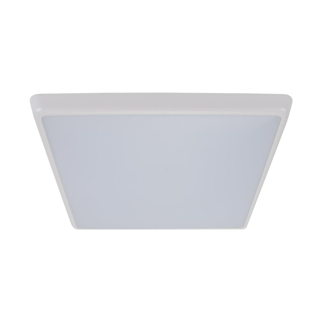 solar 400 sq square 240v 35w 40cm slimline led ceiling light white frame