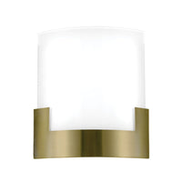 Thumbnail for Solita 200mm 12 Watt CCT LED Dimmable Wall Light in Antique Brass