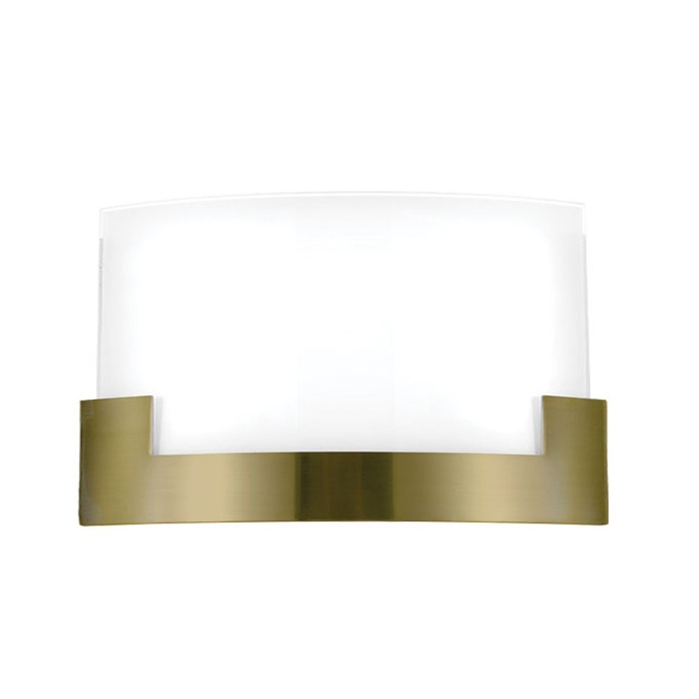 Solita 350mm 12 Watt CCT LED Dimmable Wall Light in Antique Brass