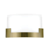 Thumbnail for Solita 350mm 12 Watt CCT LED Dimmable Wall Light in Antique Brass