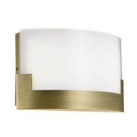 Thumbnail for Solita 35 Frost with White, Nickel or Antique Brass 12W CCT Dimmable LED Wall Light