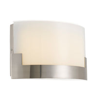 Thumbnail for Solita 35 Frost with White, Nickel or Antique Brass 12W CCT Dimmable LED Wall Light