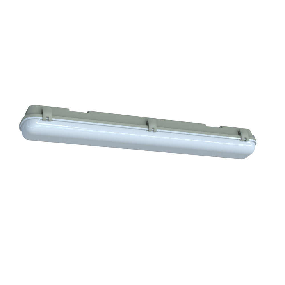 Sol ECO LED Tri-Colour Weather Proof Batten 653mm 20/10W 3/4/5.7K IP65 Emergency