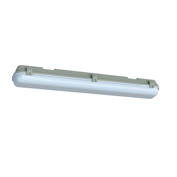 Sol ECO LED Tri-Colour Weather Proof Batten 653mm 20/10W 3/4/5.7K IP65 IK08 Grey