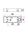 SOMBRA: Exterior LED Adjustable Eyelid Surface Mounted Wall Lights IP65