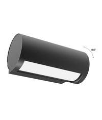 Thumbnail for SOMBRA: Exterior LED Adjustable Eyelid Surface Mounted Wall Lights IP65