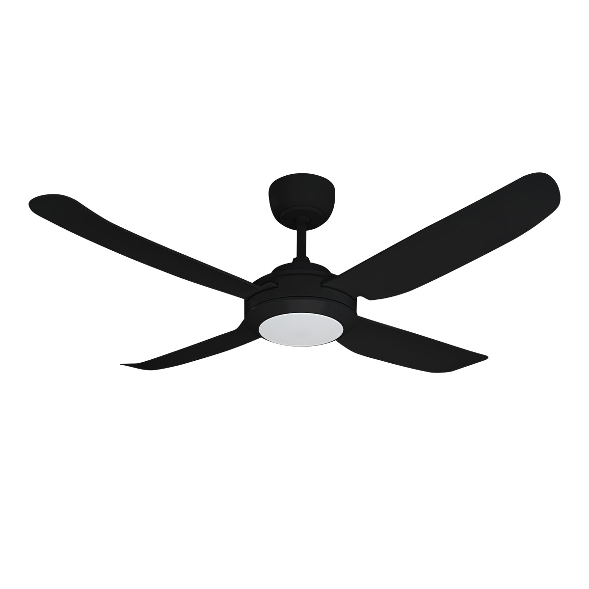 SPINIKA II - 48"/1220mm Glass Fibre 4 Blade Ceiling Fan with Tri Colour Step Dimmable LED Light  - Indoor/Outdoor/Coastal