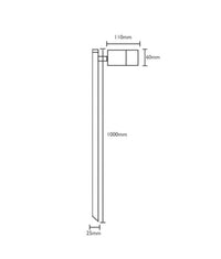 Thumbnail for MR16 Garden Spike Lights Single Adjustable IP65
