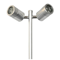 Thumbnail for Double Adjustable Head 12V MR16 Exterior Spike Light in 316 Stainless Steel