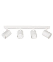 SPOT: Interior GU10 4XLights Adjustable Bar Base Surface Mounted Spot Lights