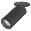 Unitrek LED Tri-Colour Surface Spot Recessed Mount 15 10W 3/4/5.7K Dimmable Black