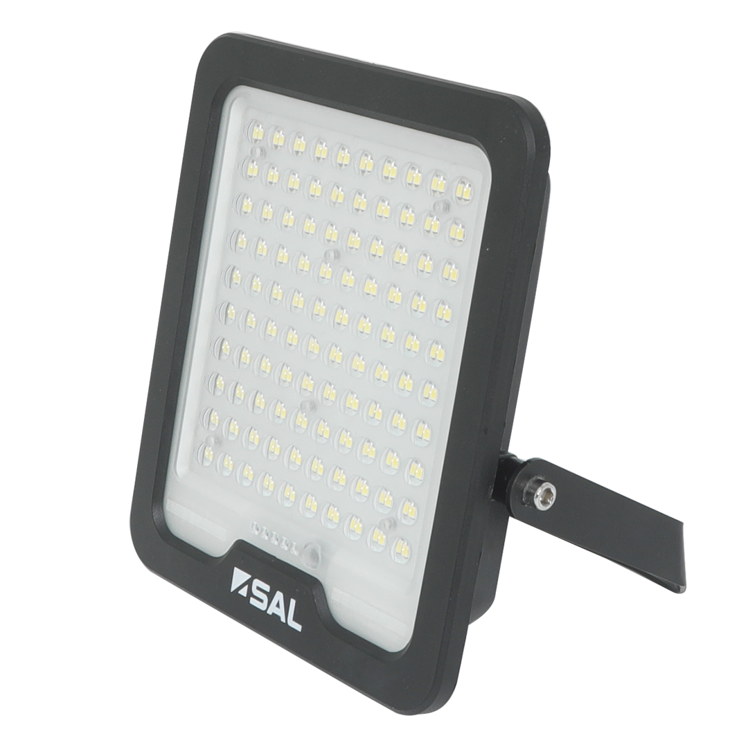 SAL Solar LED Floodlight with Split Pv >1500lm 5K IP65 Black