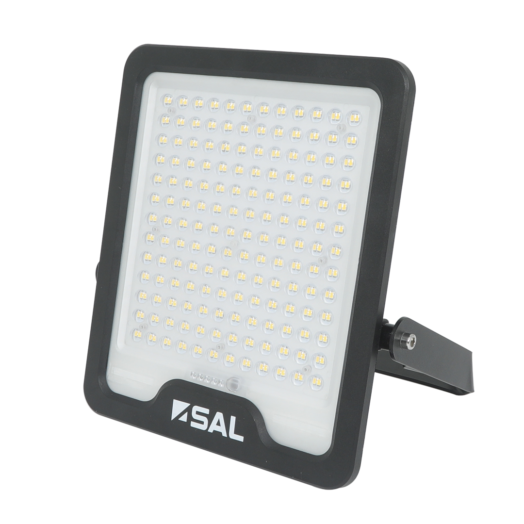 SAL Solar LED Floodlight with Split Pv >3000lm 5K IP65 Black