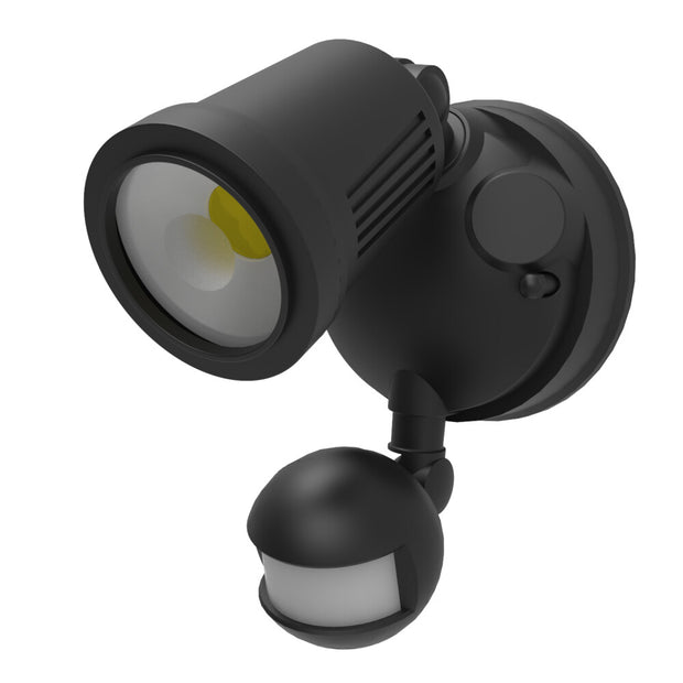Stargem IV LED Tri-Colour Single Spot with Sensor 12W 3/4/5.7K IP54 White