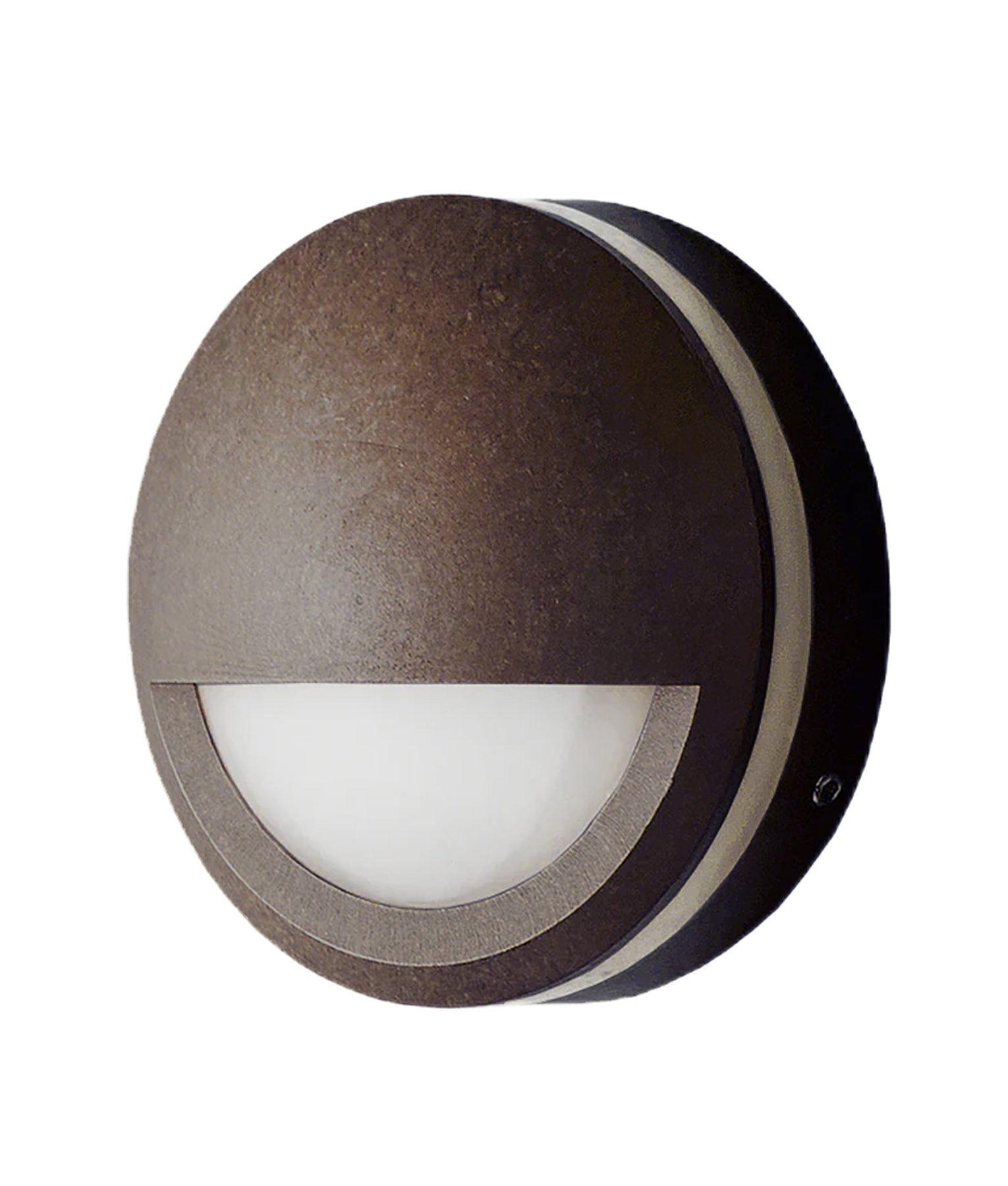 STE: Exterior LED 12V Aged Brass Eyelid Step/Wall Lights IP65